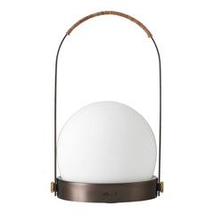 Carrie Portable Table Lamp - Bronzed Brass