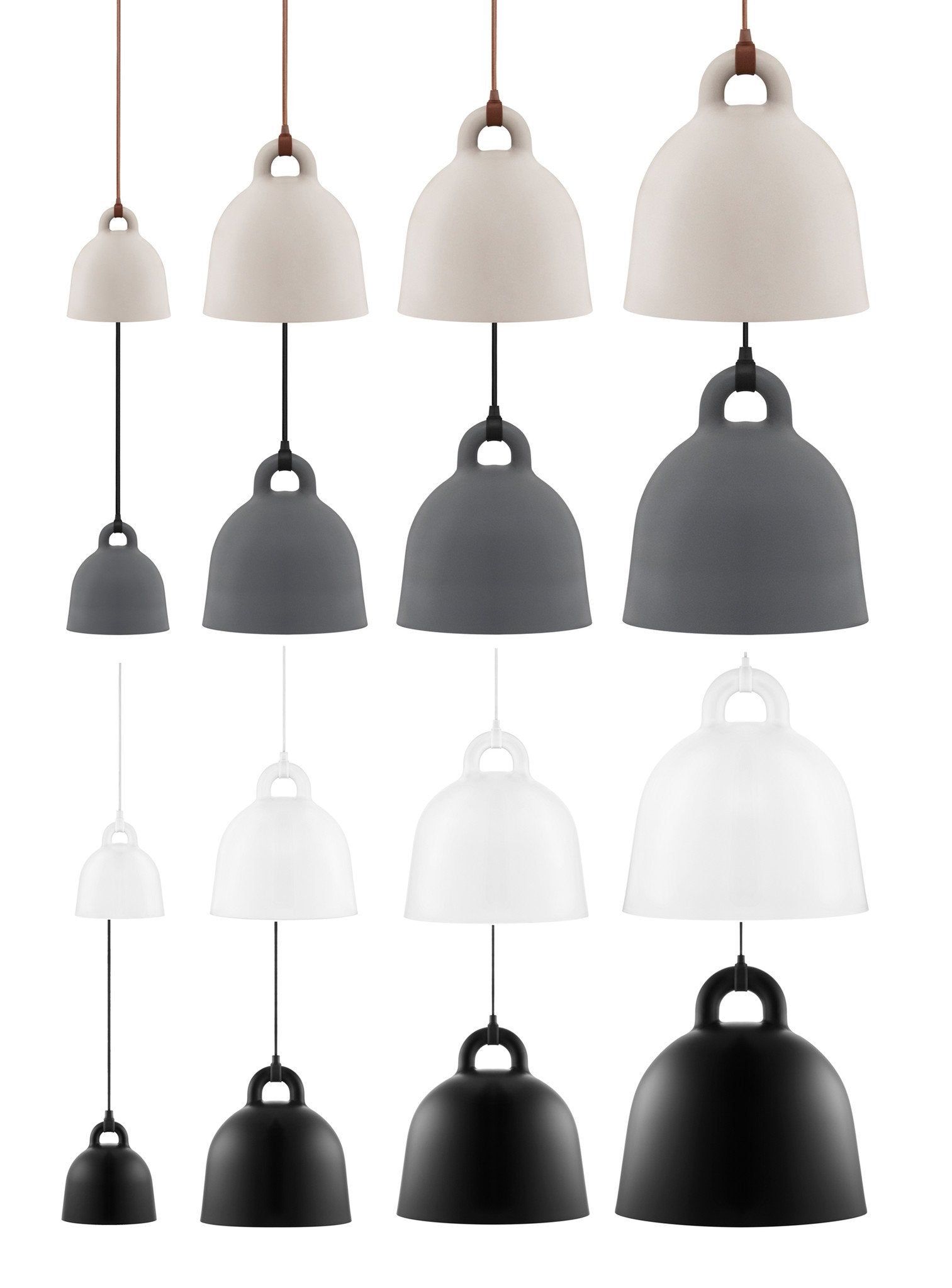 Large bell store pendant light