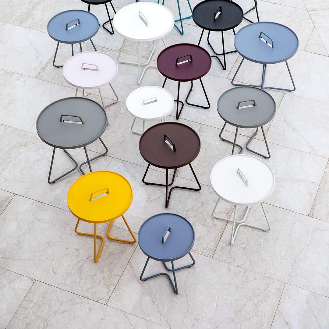 Cane-line On-the-Move Side Table by Strand + Hvass | Danish Design Store