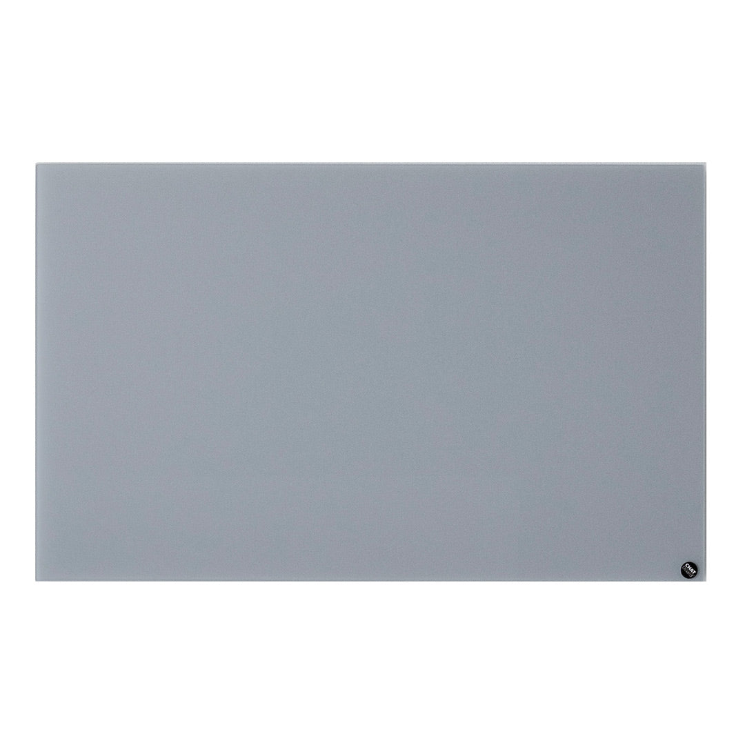 Solid light gray rectangular mat with a smooth, matte finish, perfect for modern aesthetics.
