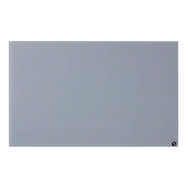 Solid light gray rectangular mat with a smooth, matte finish, perfect for modern aesthetics.