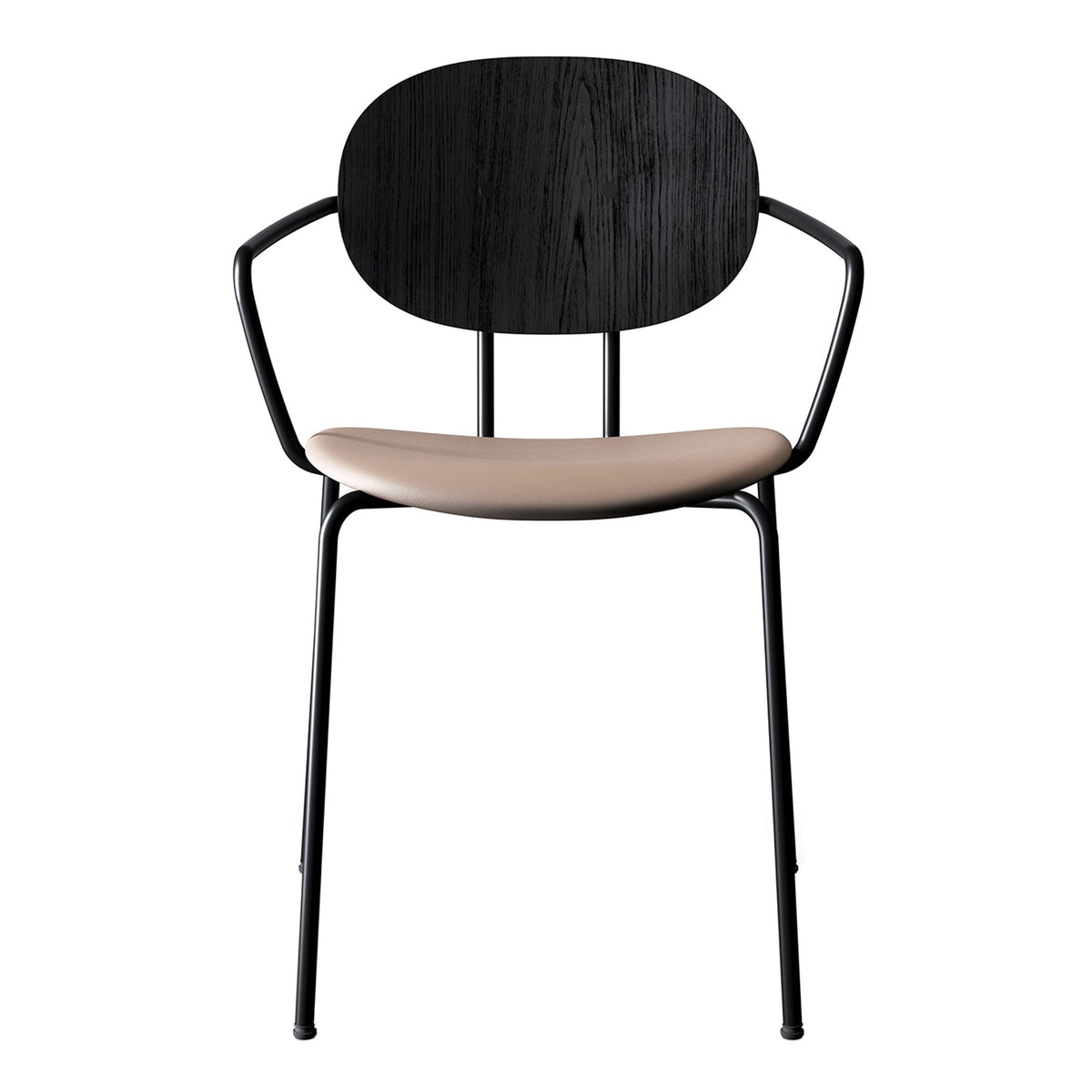 Piet Hein Chair w/ Armrest - Seat Upholstered