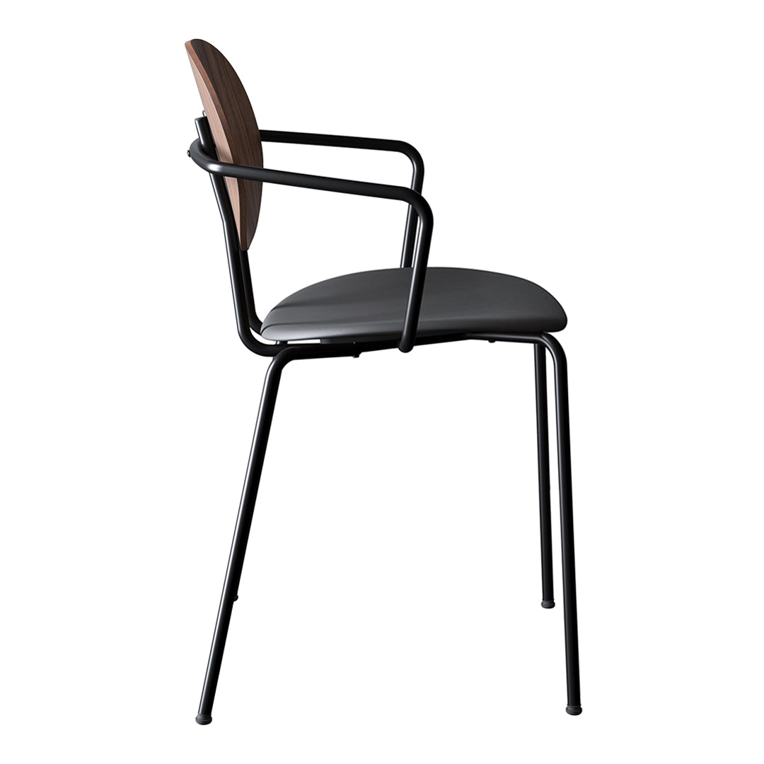Piet Hein Chair w/ Armrest - Seat Upholstered