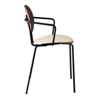 Piet Hein Chair w/ Armrest - Seat Upholstered