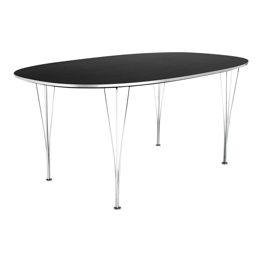 Fritz Hansen Super-Elliptical Table by Piet Hein + Arne Jacobsen ...