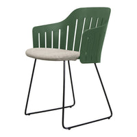 Choice Outdoor Chair - Sled Base - w/ Seat Cushion