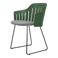 Choice Outdoor Chair - Sled Base - w/ Seat Cushion