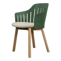 Choice Outdoor Chair - Wood Base - w/ Seat Cushion