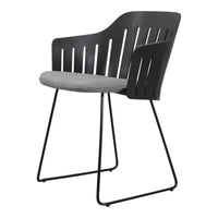 Choice Outdoor Chair - Sled Base - w/ Seat Cushion