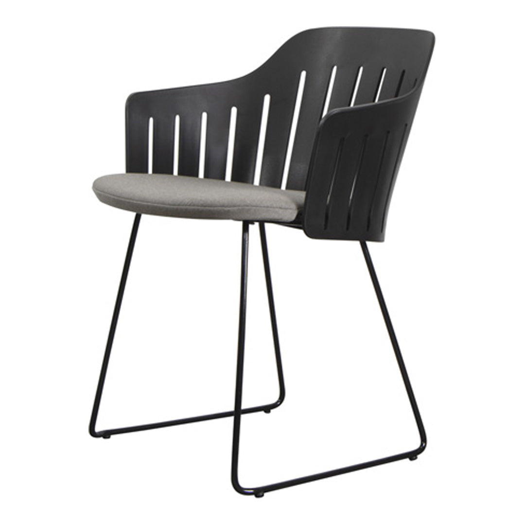 Choice Outdoor Chair - Sled Base - w/ Seat Cushion