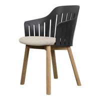 Choice Outdoor Chair - Wood Base - w/ Seat Cushion