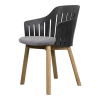 Choice Outdoor Chair - Wood Base - w/ Seat Cushion