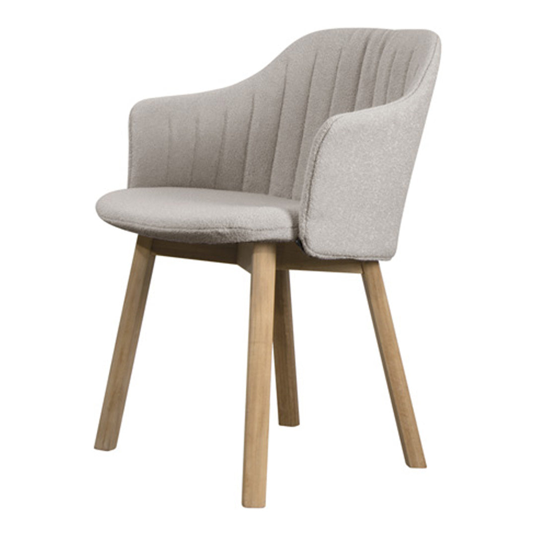 Choice Outdoor Chair - Wood Base - w/ Back and Seat Cushion