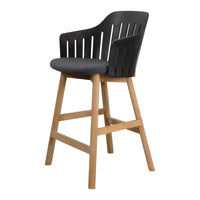 Choice Counter Chair - Wood Base - w/ Seat Cushion