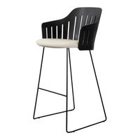 Choice Outdoor Bar Chair - Sled Base - w/ Seat Cushion