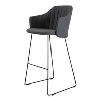 Choice Bar Chair - Sled Base - w/ Back and Seat Cushion