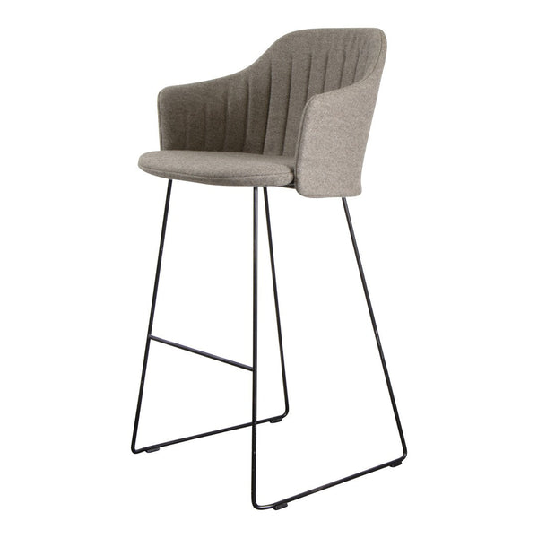 Choice Bar Chair - Sled Base - w/ Back and Seat Cushion