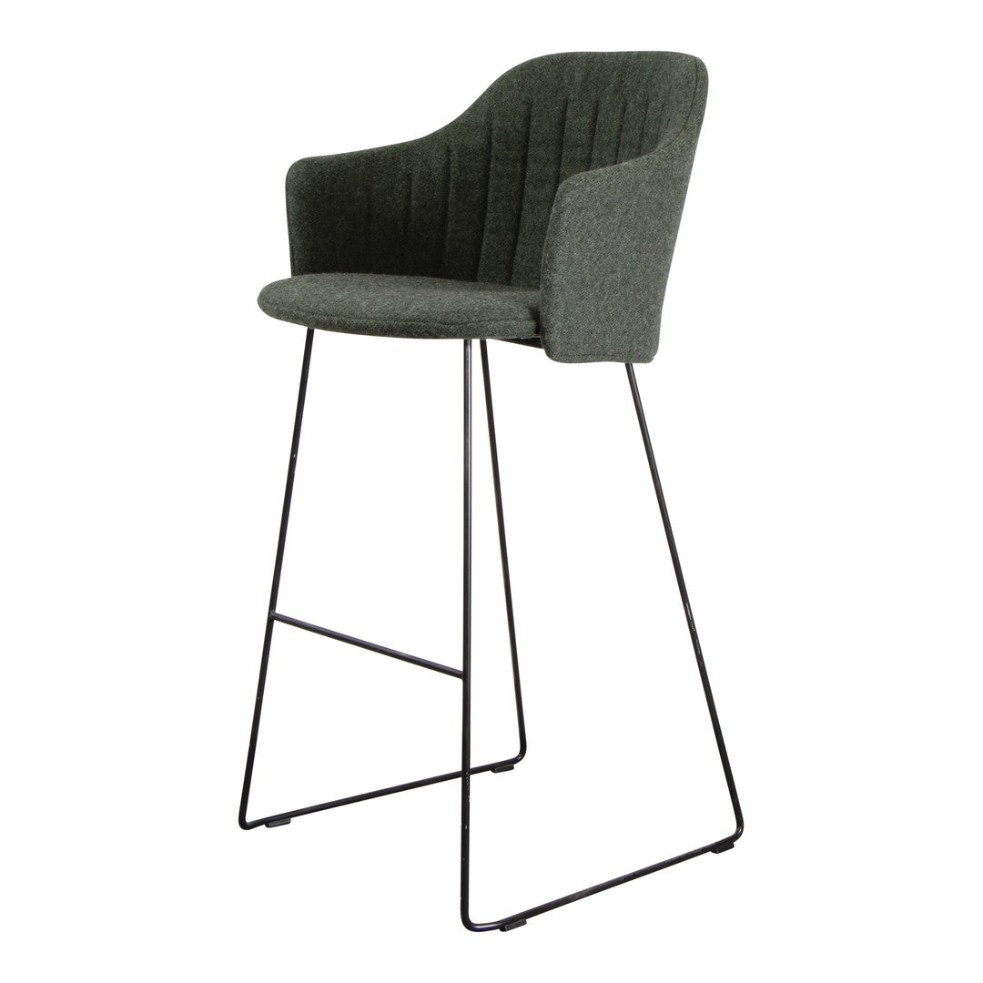 Choice Bar Chair - Sled Base - w/ Back and Seat Cushion