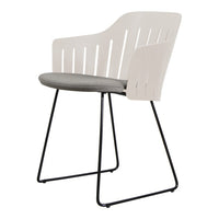 Choice Outdoor Chair - Sled Base - w/ Seat Cushion