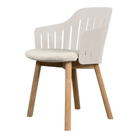Choice Outdoor Chair - Wood Base - w/ Seat Cushion