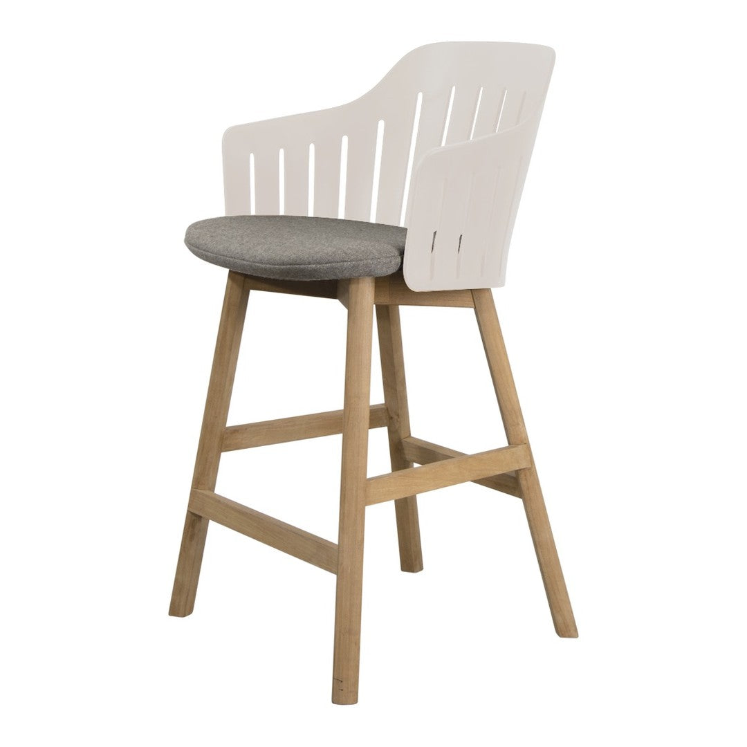 Choice Counter Chair - Wood Base - w/ Seat Cushion