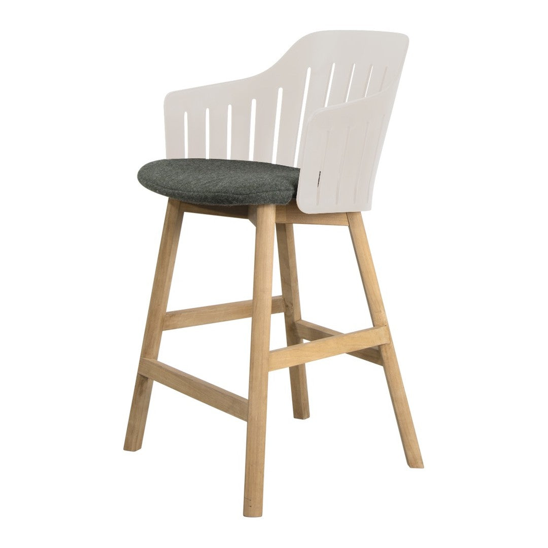Choice Counter Chair - Wood Base - w/ Seat Cushion