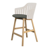 Choice Counter Chair - Wood Base - w/ Seat Cushion