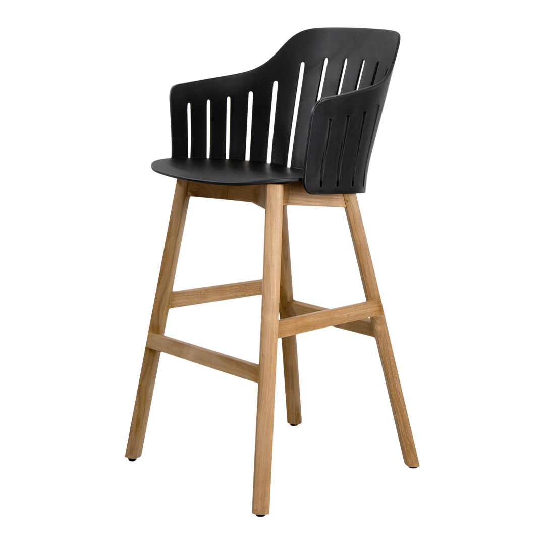 Cane-line Choice Counter Chair - Wood Base - w/ Back and Seat Cushion by  Welling/ Ludvik