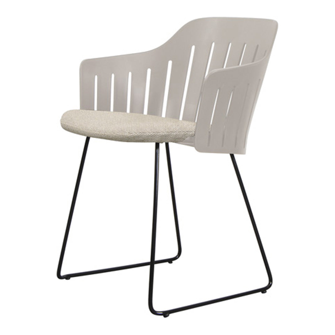 Choice Outdoor Chair - Sled Base - w/ Seat Cushion