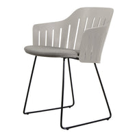 Choice Outdoor Chair - Sled Base - w/ Seat Cushion