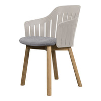 Choice Outdoor Chair - Wood Base - w/ Seat Cushion