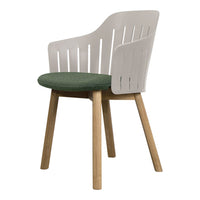 Choice Outdoor Chair - Wood Base - w/ Seat Cushion
