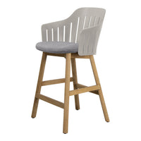 Choice Outdoor Counter Chair - Wood Base - w/ Seat Cushion