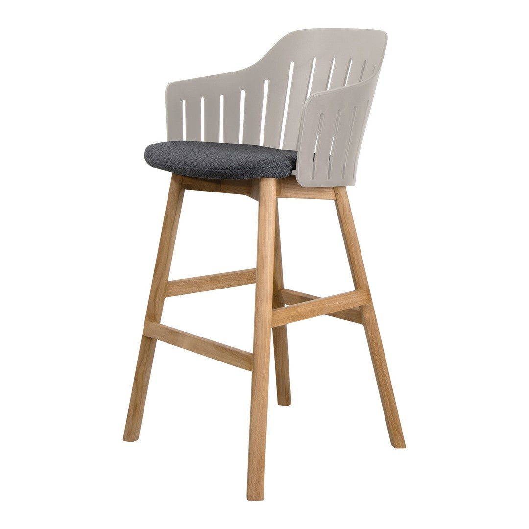 Choice Bar Chair - Wood Base - w/ Seat Cushion