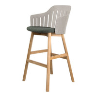 Choice Bar Chair - Wood Base - w/ Seat Cushion
