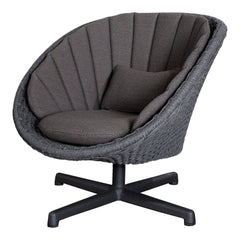 Peacock Outdoor Lounge Chair w/ Swivel Baes
