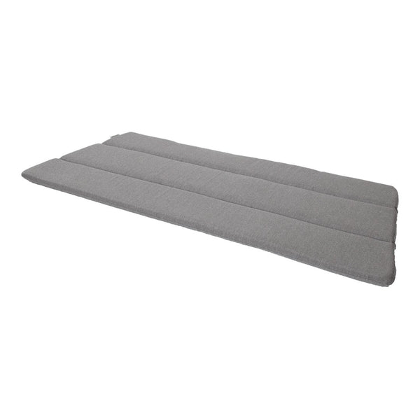 Gray padded mat with a smooth, textured surface and subtle stitch detailing. Ideal for outdoor and indoor use.