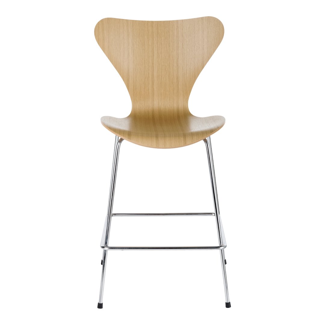 Series 7 Counter Stool - Clear Lacquered – Danish Design Store