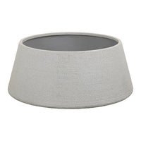 Gray textured bowl with a smooth inner surface, featuring a modern, minimalist design. Perfect for decorative use.