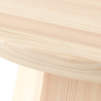 Light natural wood finish with subtle grain patterns and smooth texture, ideal for minimalist decor.