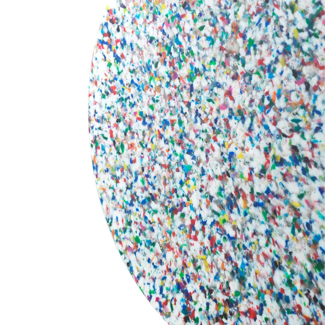 Colorful confetti pattern featuring vibrant reds, blues, greens, and yellows on a white background. Perfect for festive decor.