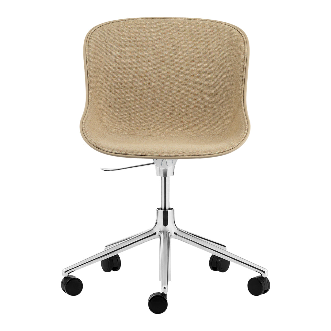 Hyg Chair 5-Star Base w/ Gas Lift, Front Upholstered – Danish