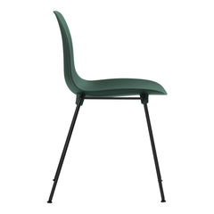 Form Stackable Side Chair - Metal Legs - Fully Upholstered