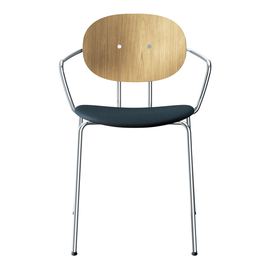 Piet Hein Chair w/ Armrest - Seat Upholstered