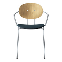 Piet Hein Chair w/ Armrest - Seat Upholstered