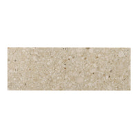 Light beige rectangular tile with subtle speckles and a smooth, matte finish. Ideal for modern interiors.