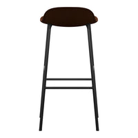 Form Bar Stool - Metal Legs - Upholstered