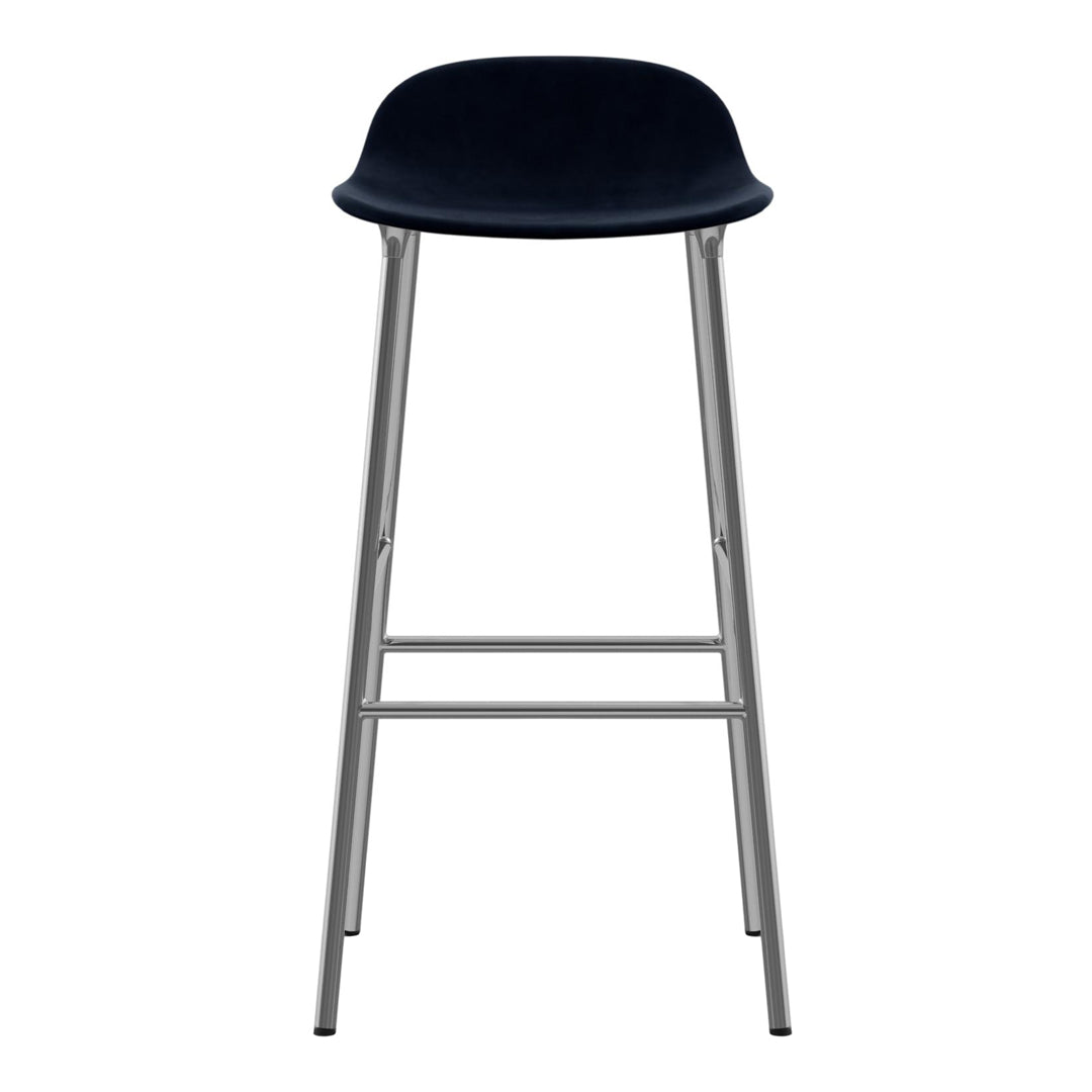 Form Bar Stool - Metal Legs - Upholstered