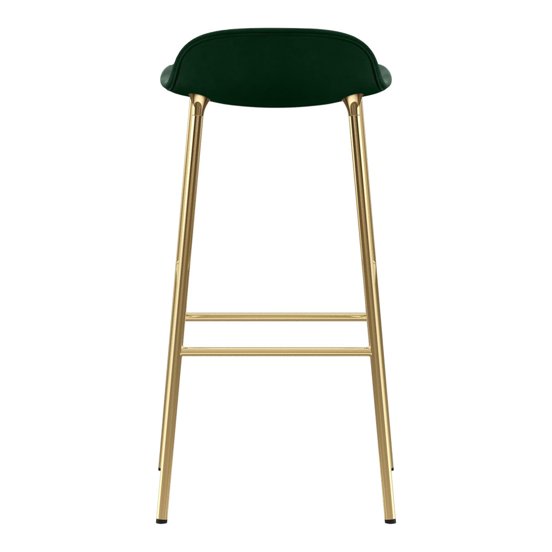 Form Bar Stool - Metal Legs - Upholstered