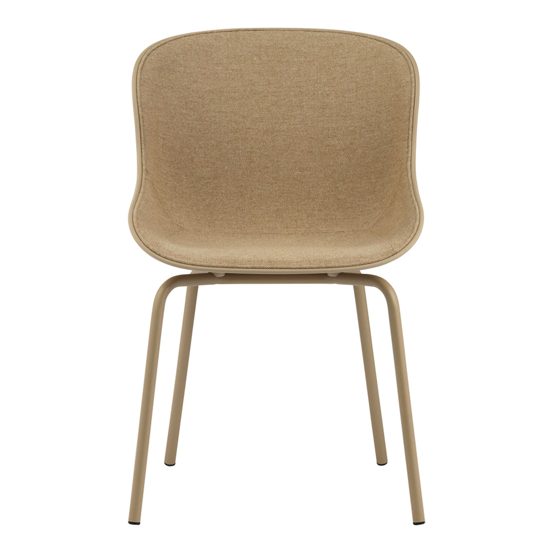 Hyg Side Chair Steel 4-Leg, Front Upholstered – Danish Design Store